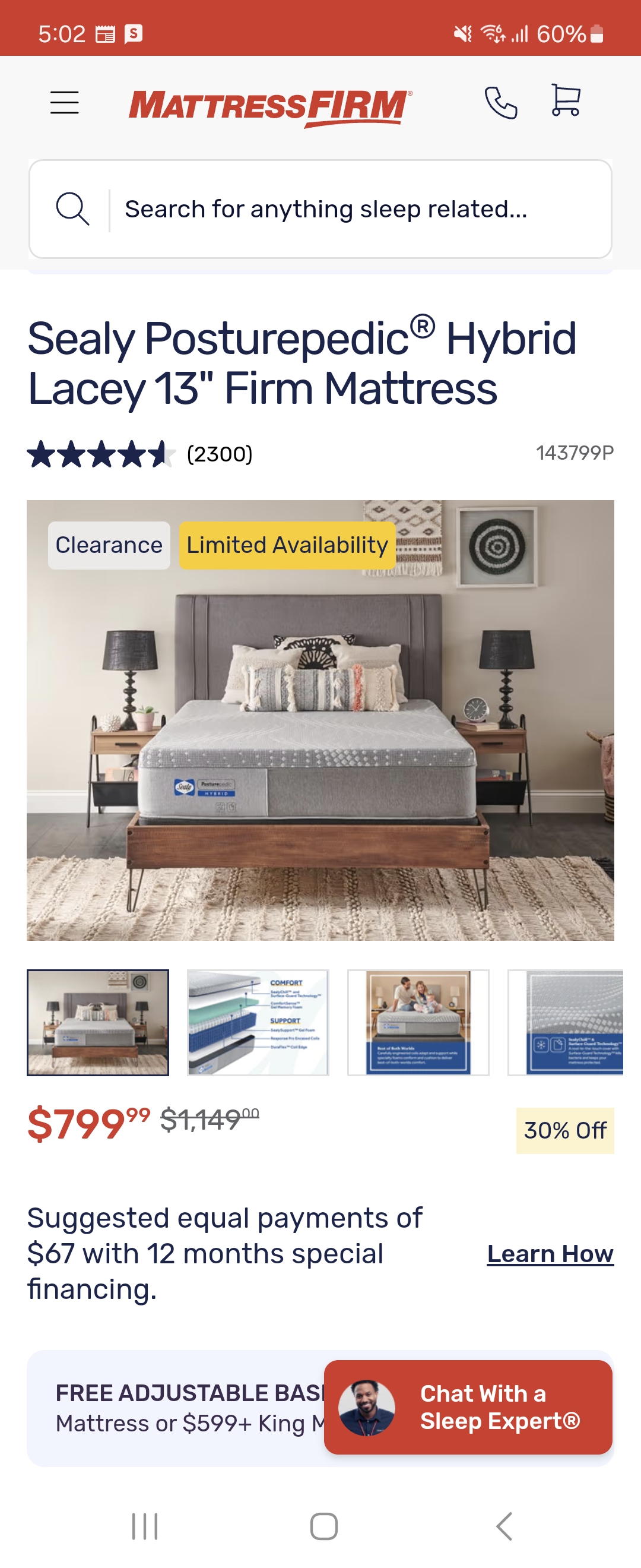 Searly Queen size Mattress 